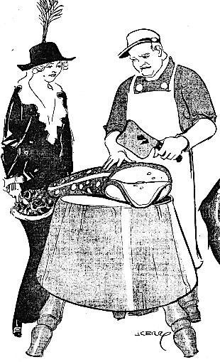 Illustration for article titled In 1913, newspapers predicted we'd be eating giant radioactive frog steaks